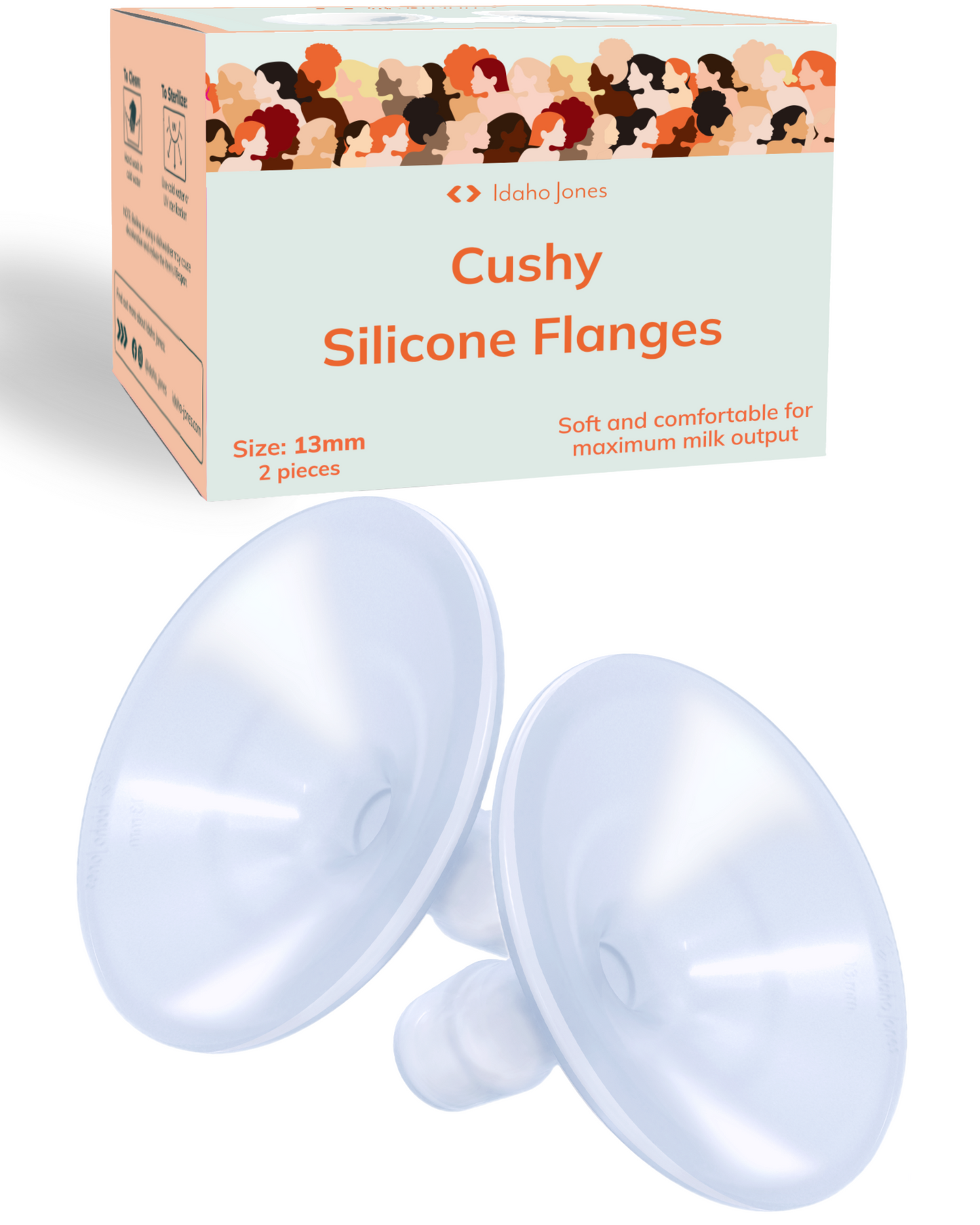 Cushy Silicone Breast Pump Flanges