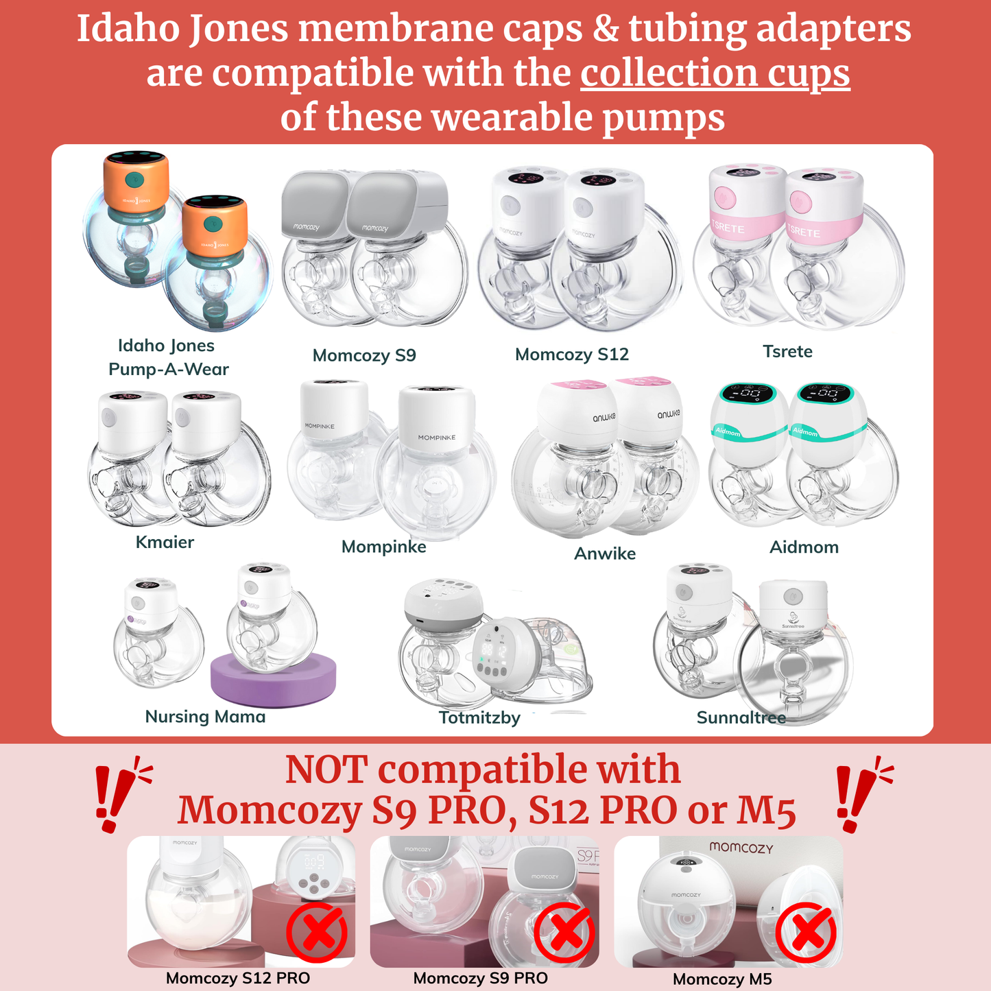 Tubing Adapters for Collection Cups