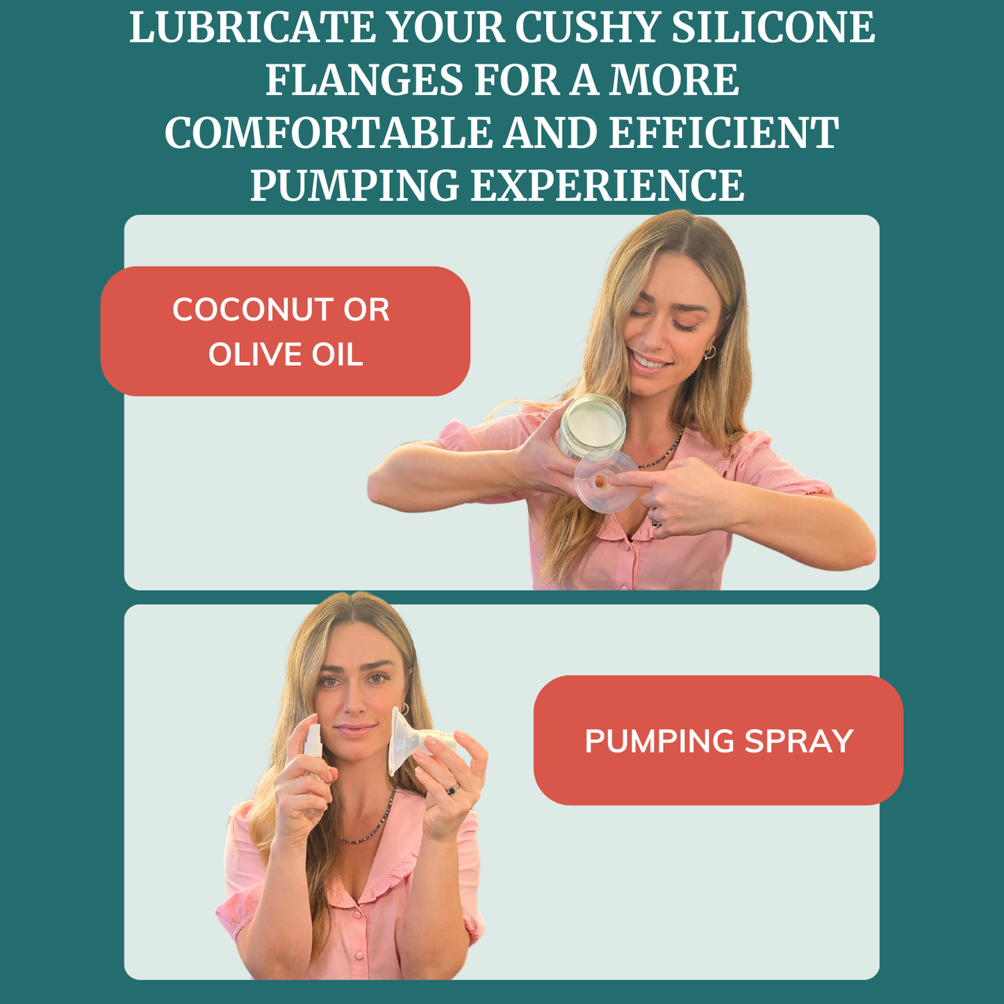 Cushy Silicone Breast Pump Flanges