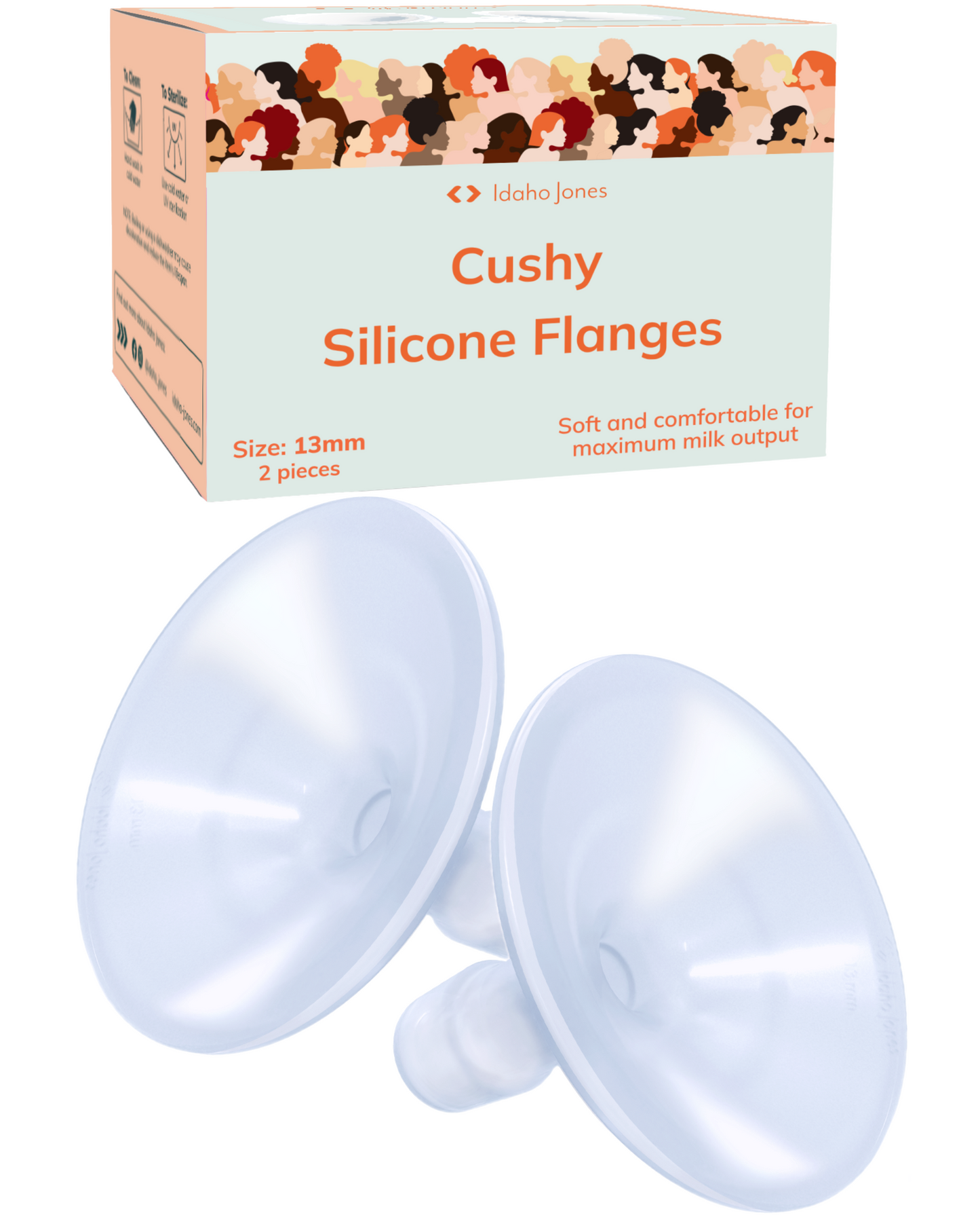 Cushy Silicone Breast Pump Flanges