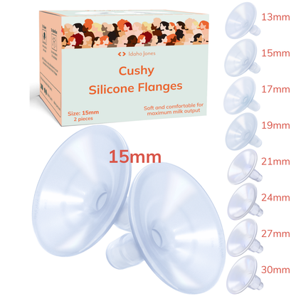 Cushy Silicone Breast Pump Flanges