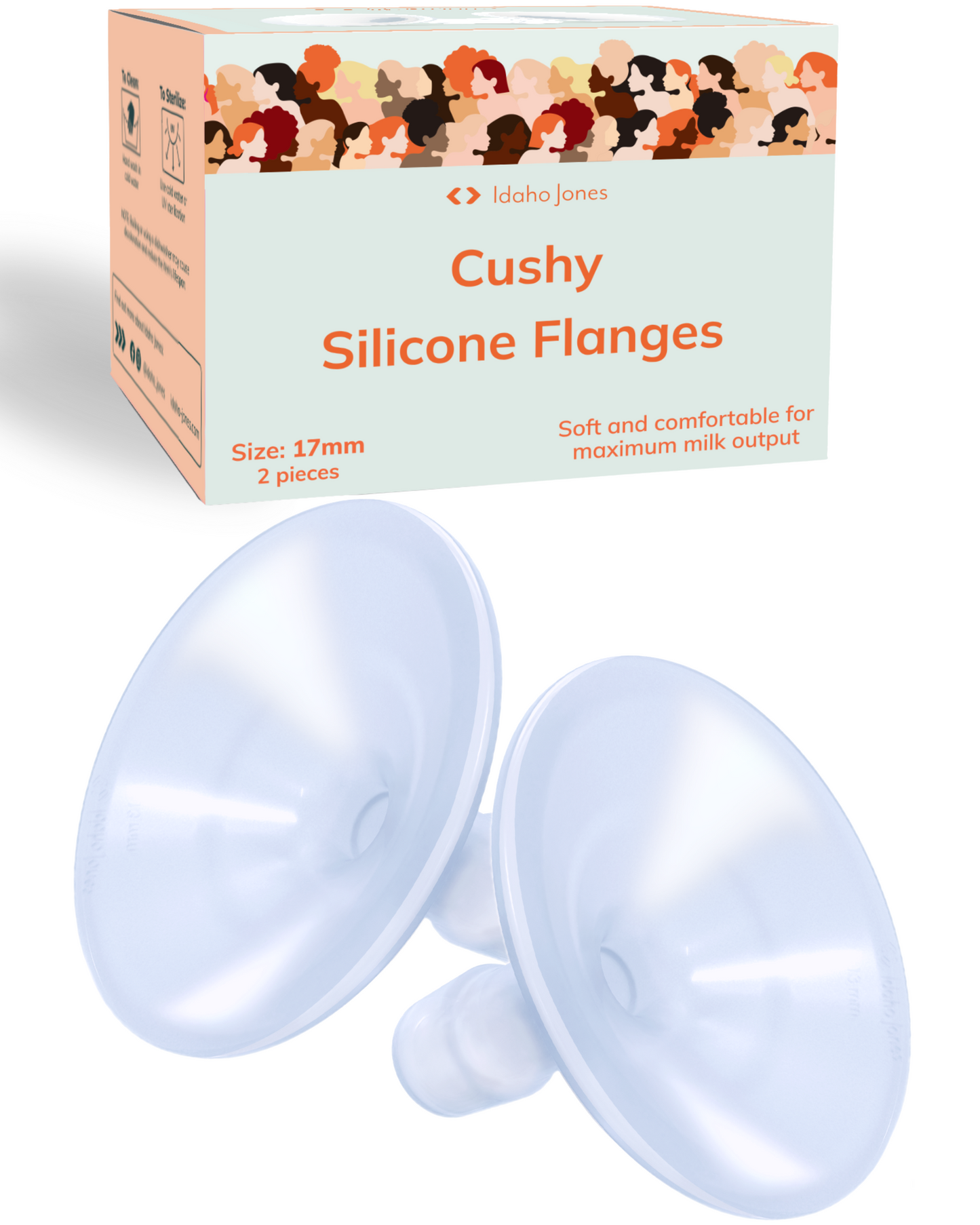 Cushy Silicone Breast Pump Flanges