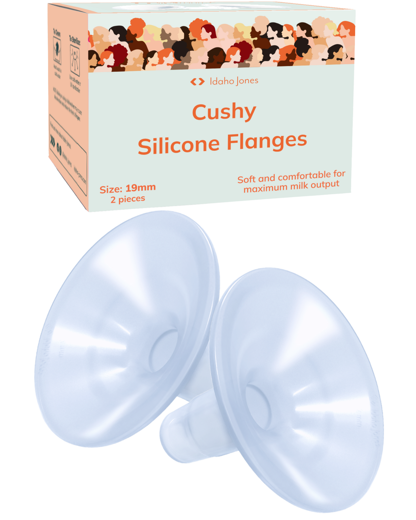 Cushy Silicone Breast Pump Flanges