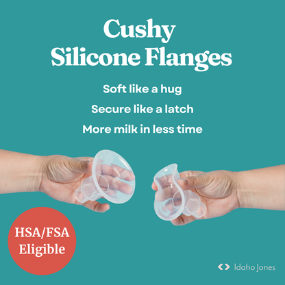 Cushy Silicone Breast Pump Flanges