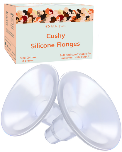 Cushy Silicone Breast Pump Flanges