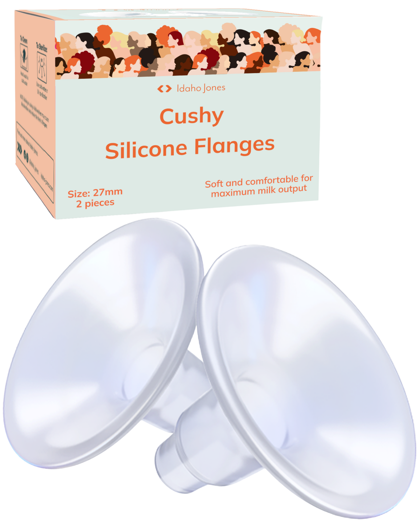 Cushy Silicone Breast Pump Flanges