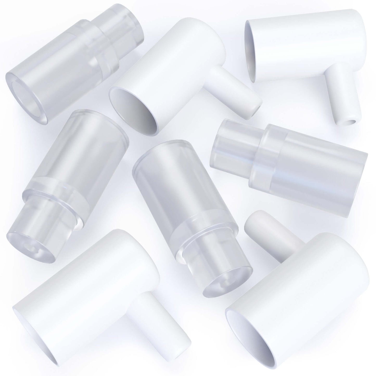 idaho jones tubing adapter as component of pump-a-collect milk collection cups