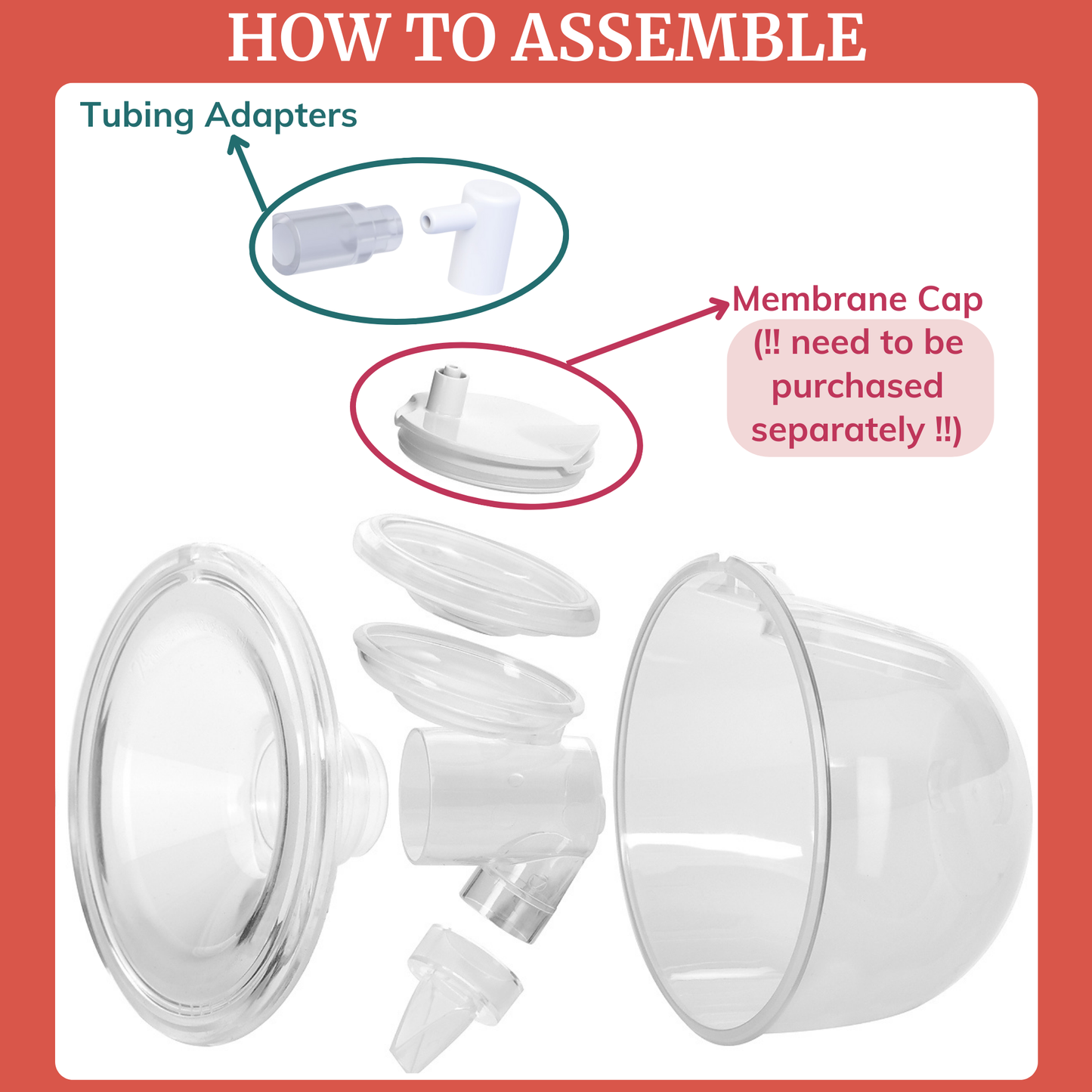 Tubing Adapters for Collection Cups
