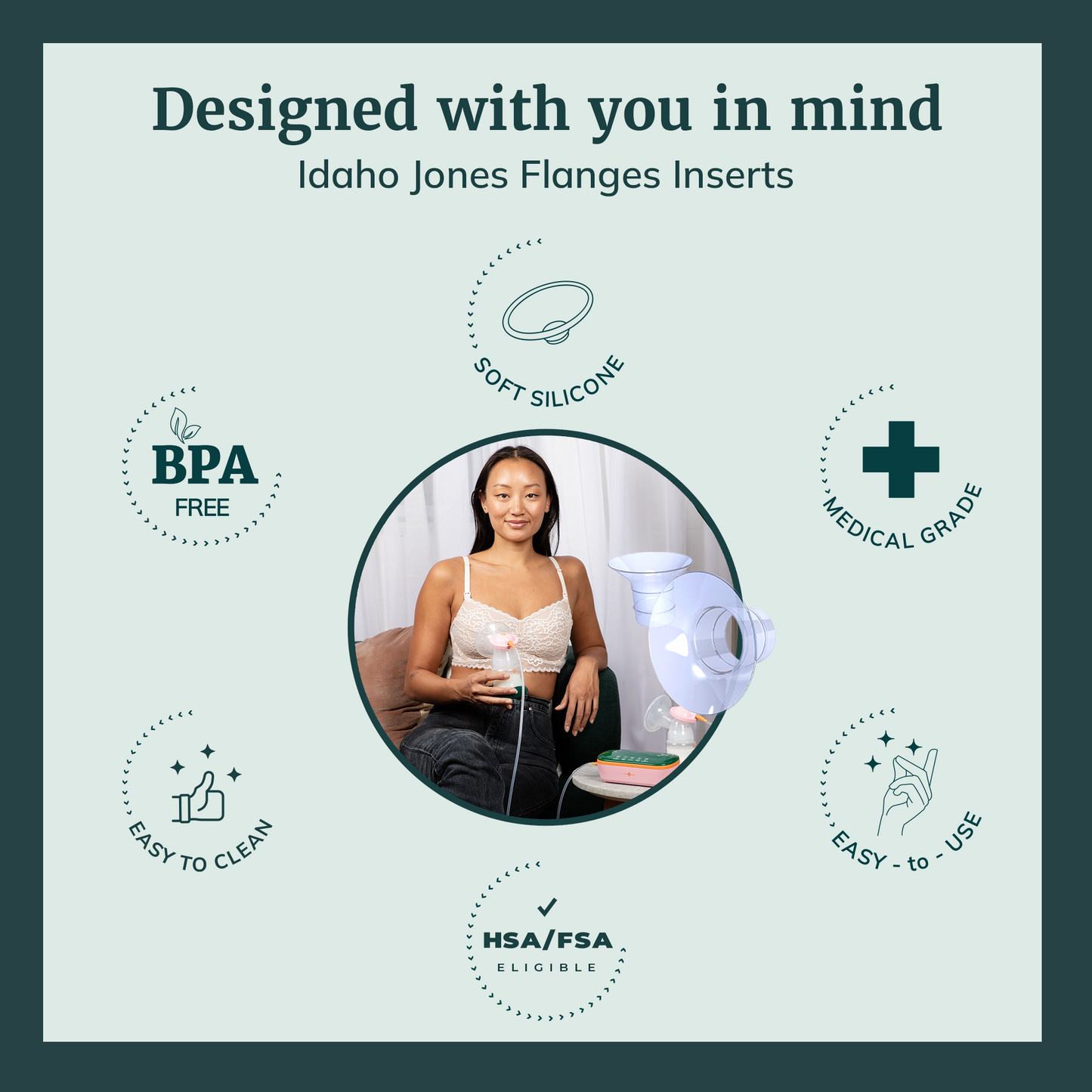 Breast Pump Flange Inserts