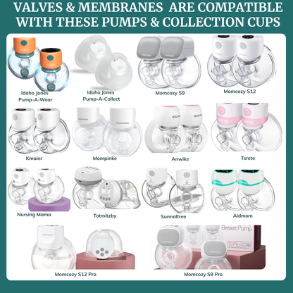 Breast Pump Membranes & Valves for Wearables
