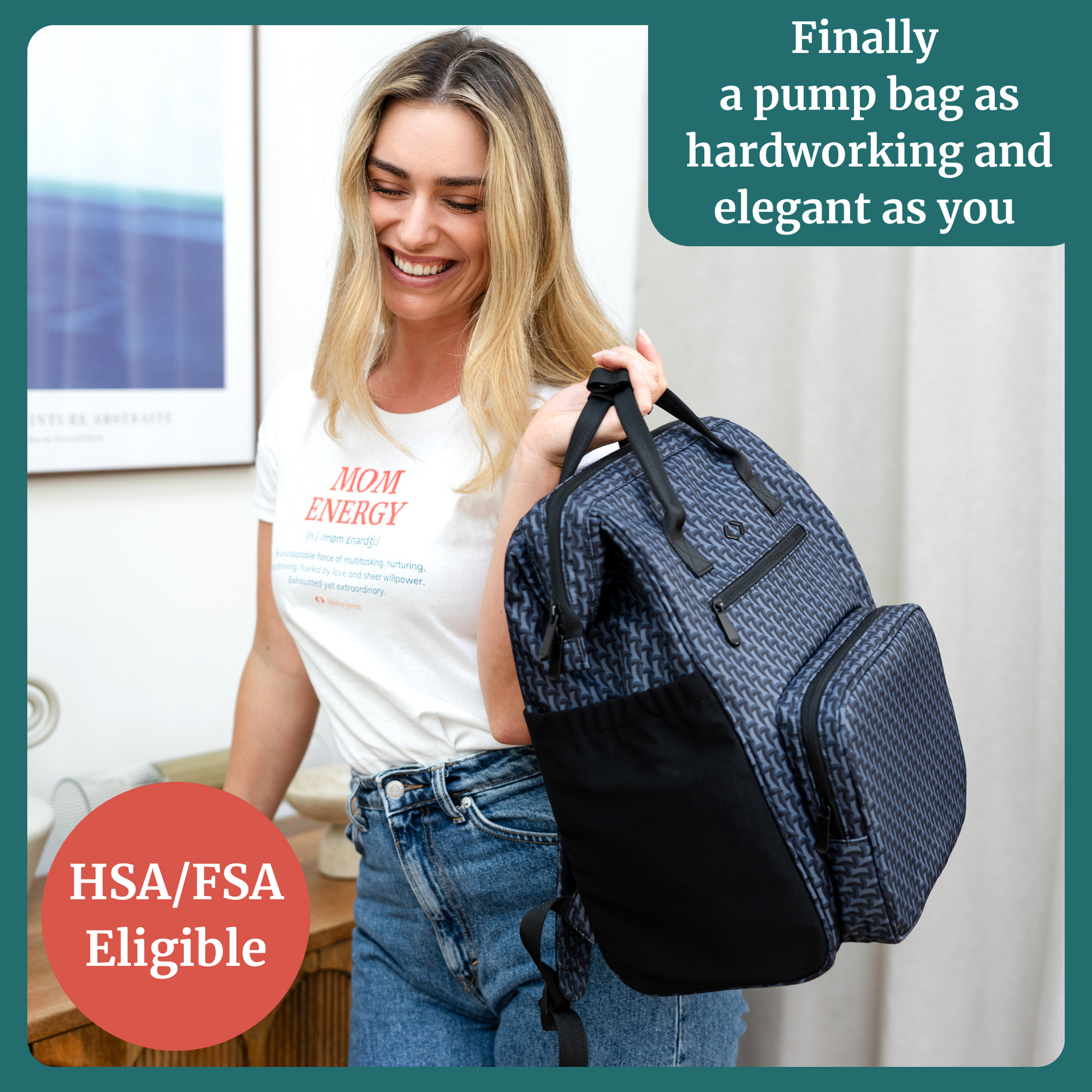 Stylish Breast Pump Backpack for Moms on the Go