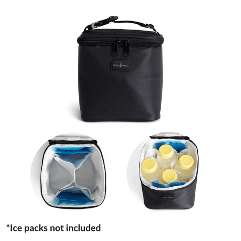 Image of breastmilk cooler bag, breast milk cooler, travel breastmilk cooler