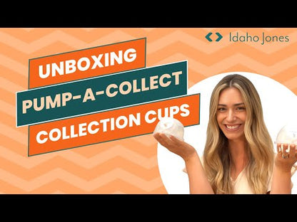 Milk Collection Cups with Silicone Flanges - Pump-A-Collect