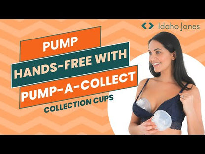 Milk Collection Cups with Silicone Flanges - Pump-A-Collect